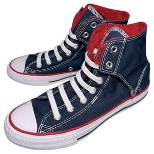 Converse Boys 4 Blue Chuck Taylor All Star 617660F Casual Shoes Hi Top Sneakers